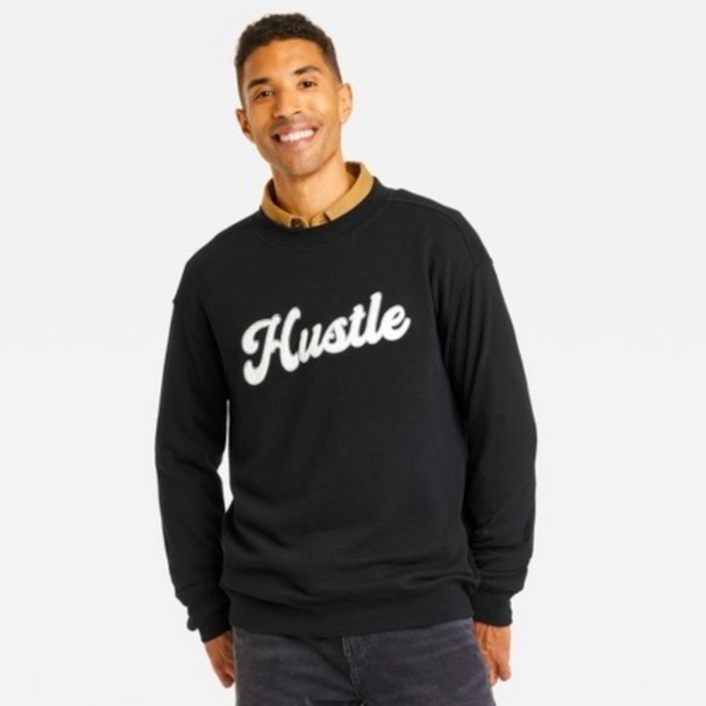 Goodfellow & Co. Men's Relaxed Fit Crewneck Pullover Sweatshirt